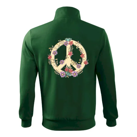 Peace symbol pískový