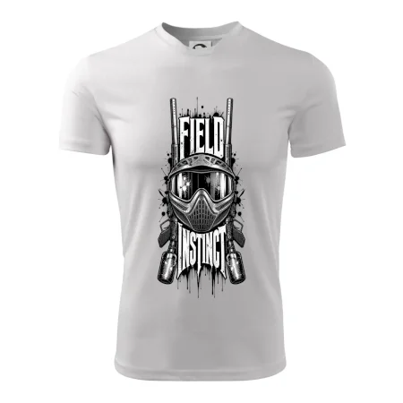 Černobílá maska field instinct paintball