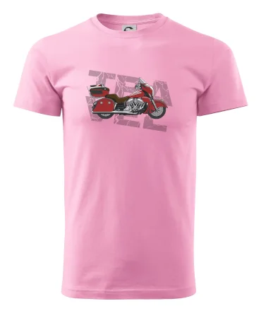 Cestovní motorka Amerika červená
