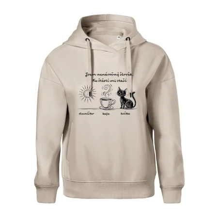Jsem nenáročný člověk. Ke štěstí mi stačí sluníčko kafe kočka
