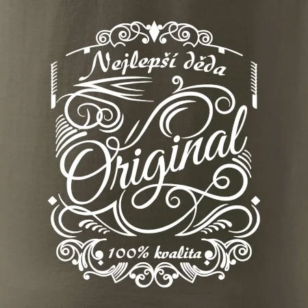 Vintage nejlepší deda 100% kvalita
