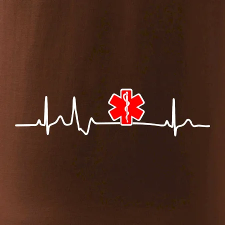 EKG rescue červená hvězda