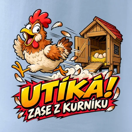 Útěk slepice z kurníku