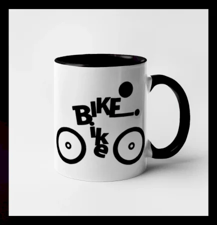 Bike nápis postava
