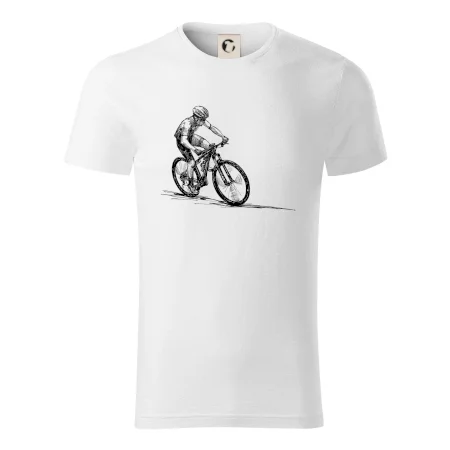 MTB kreslený cyklista