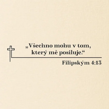 Citáty z bible - Filipským 4:13