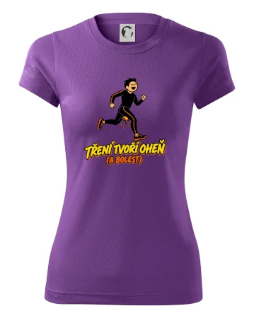 Běžecké tření tvoří oheň