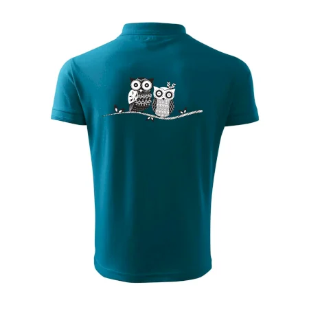 Dvě sovy abstraktní