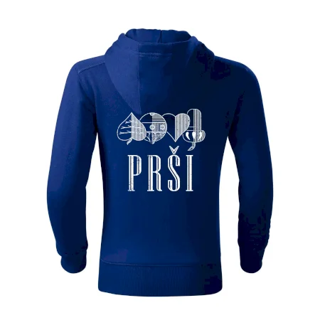 Prší - nápis