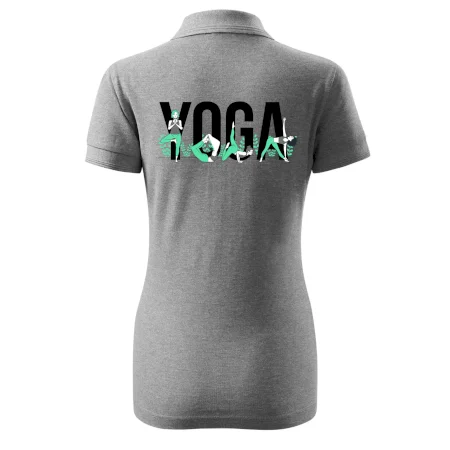 Yoga nápis barevný