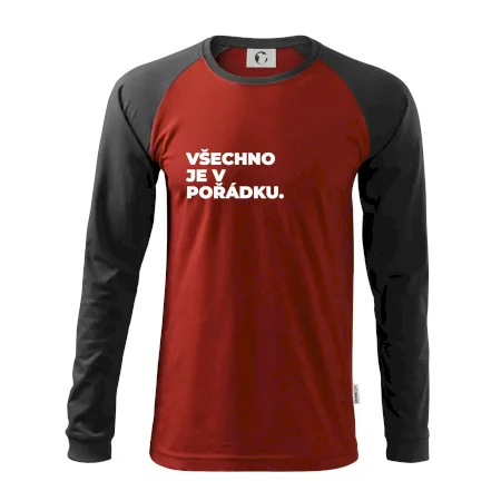 VŠECHNO JE V POŘÁDKU.