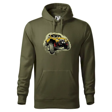 Žlutý offroad s navijákem