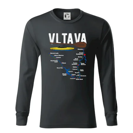 Mapa řeky Vltavy