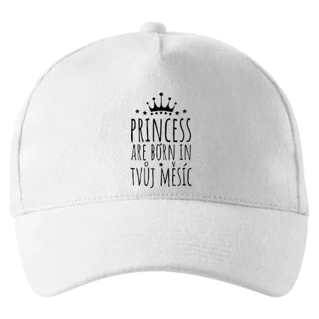Princesses are born in (vlastní nápis měsíc narození)