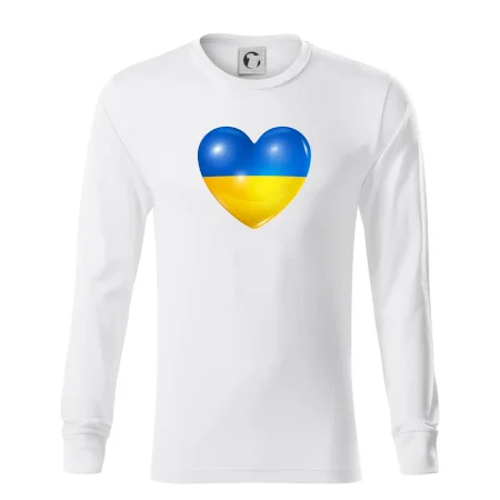 Ukrajina srdce vlajka