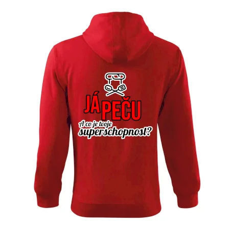 Já peču - tvoje superschopnost? rovný nápis