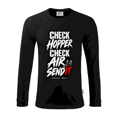 Kontrola zásobníku check hopper air paintball
