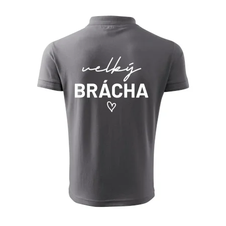 Velký brácha - nápis na prsou