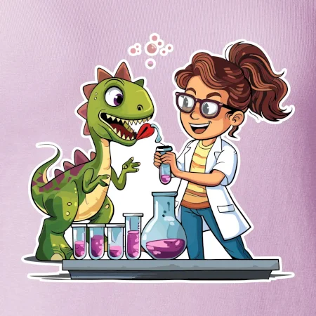 Chemik a dinosaurus - Holka
