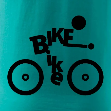 Bike nápis postava