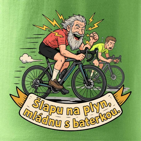 Šlapu na plyn, mládnu s baterkou
