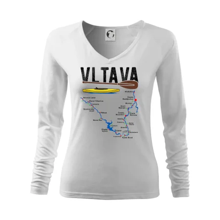 Mapa řeky Vltavy