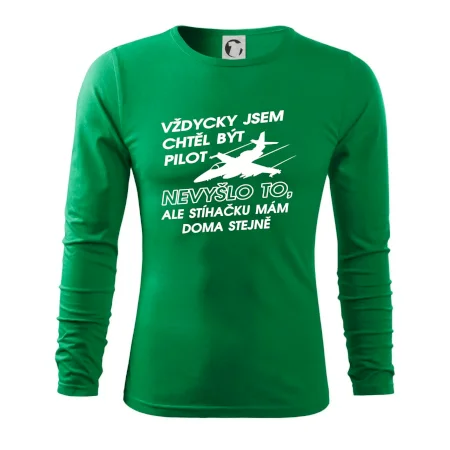 Chtěl jsem být pilot stíhačku mám doma