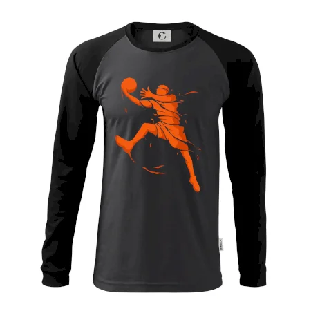 Basketball player splash