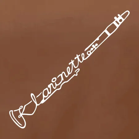Klarinet nápis