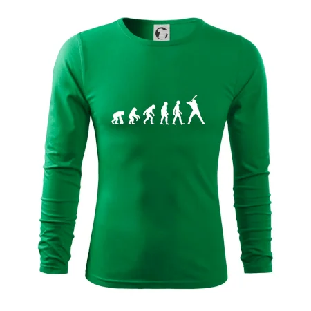 Evoluce baseball pálkař nápřah