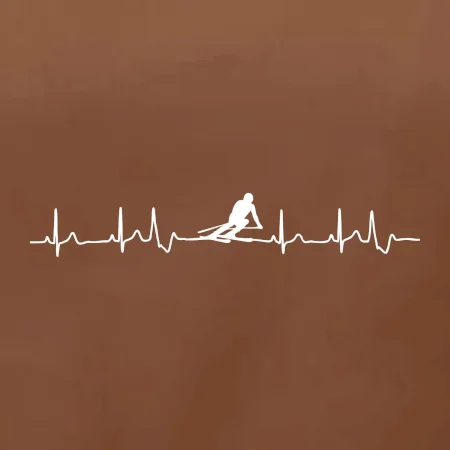 Lyžař EKG