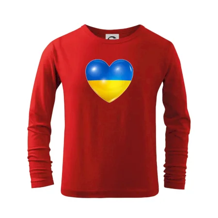 Ukrajina srdce vlajka