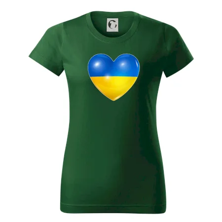 Ukrajina srdce vlajka