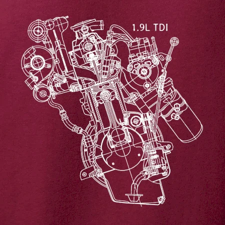 Motor Škoda/ VW 1.9L  TDI z boku