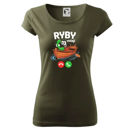 Karikatura ryby volají