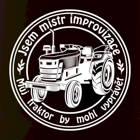 Mistr improvizace starý traktor