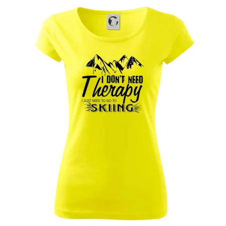 I dont need therapy - Skiing