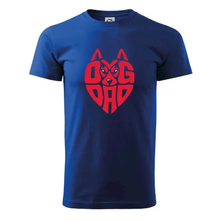 Dog dad nápis v hlavě