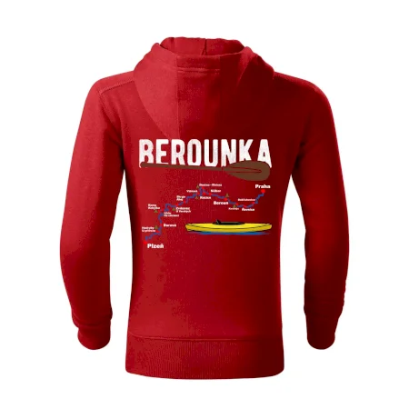 Mapa řeky Berounky