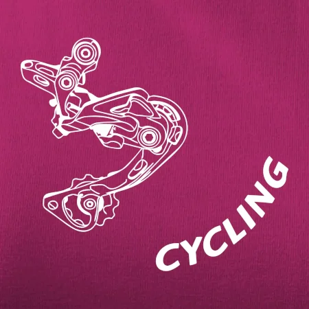 Cycling nápis šikmo