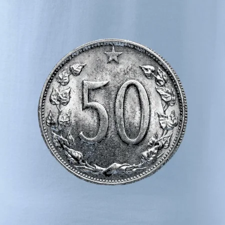 Padesátník 1963 - 1978 bez nápisu