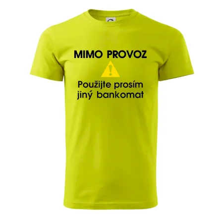 Mimo provoz - použijte jiný bankomat
