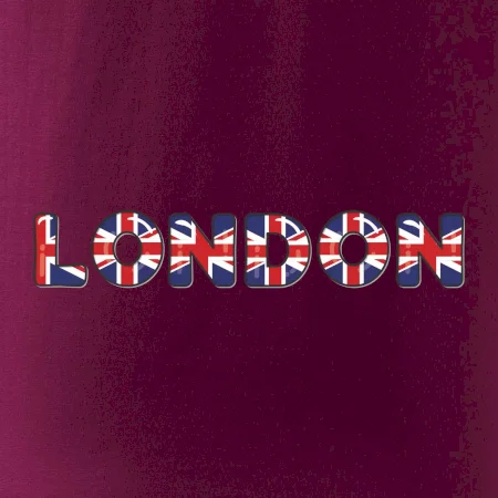 Nápis London vlajka