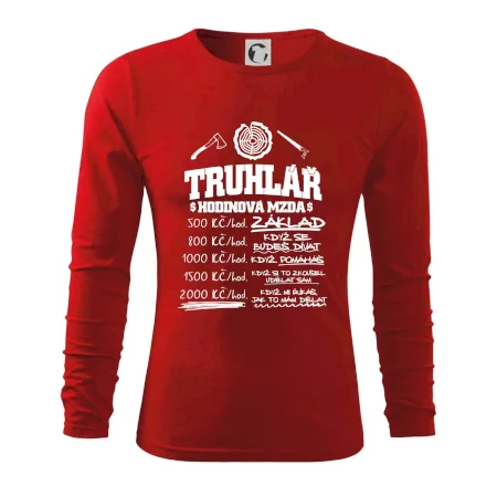 Hodinová mzda truhlář