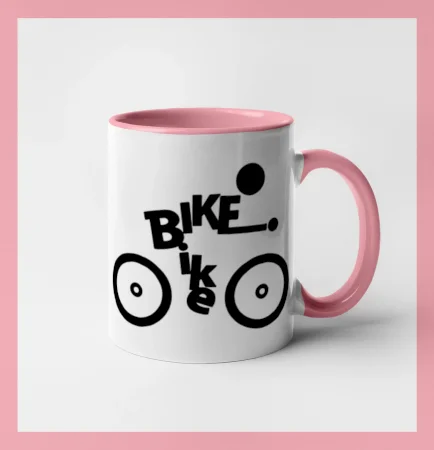Bike nápis postava