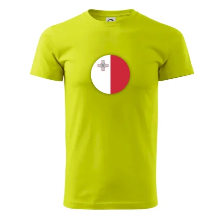 Vlajka Malta kulatá velká