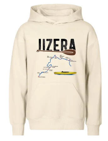 Mapa řeky Jizery