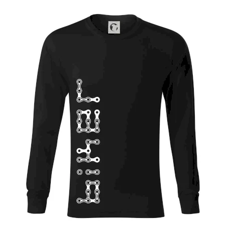 Biker nápis na výšku řetěz