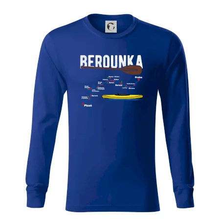 Mapa řeky Berounky
