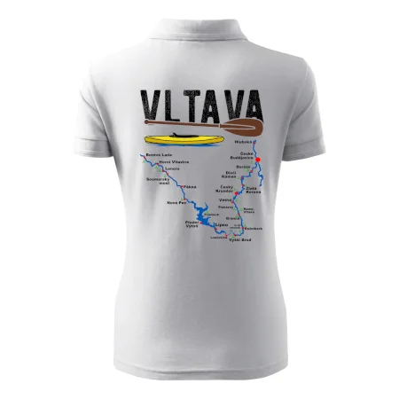 Mapa řeky Vltavy